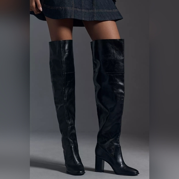 NIB Schutz Terrance Over-The-Knee Block Boots, Size 5B - Picture 3 of 14